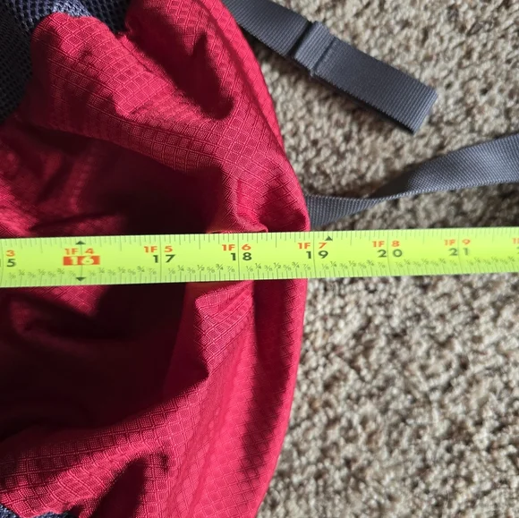 Osprey Red and Gray Daylite Backpack - Picture 7 of 7